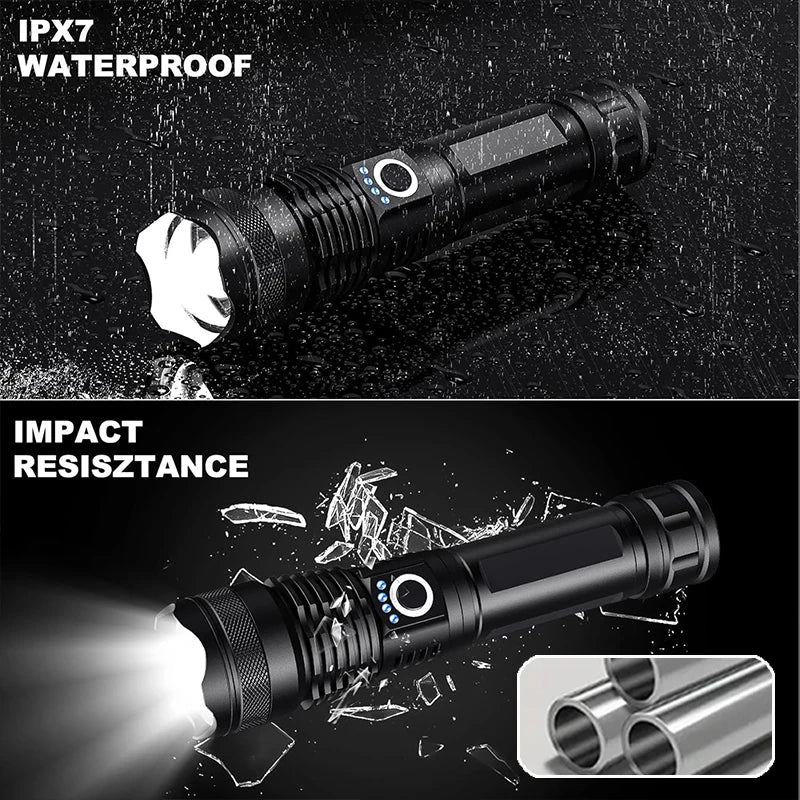 High Power Tactical Flashlight Aluminum Alloy