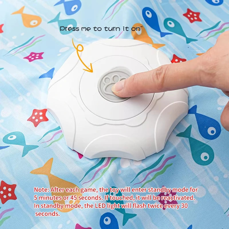 Interactive Hide and Seek Cat Toy with Mouse Squeaks